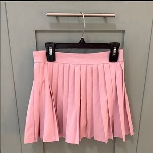 Athleta Perfect Pleat Skort Light Pink- Size Large/12- NWOT